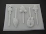 548sp Long Hair Friends Chocolate or Hard Candy Lollipop Mold